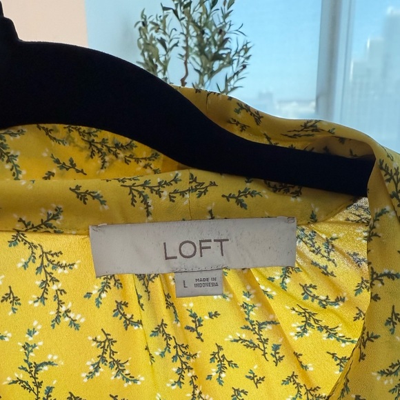 Yellow Peplum Blouse - Picture 5 of 5